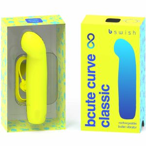 VIBRADOR DO PONTO G BCUTE CURVE INFINITE CLASSIC (AMARELO) - Image 2