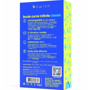 VIBRADOR DO PONTO G BCUTE CURVE INFINITE CLASSIC (AZUL) - Image 5
