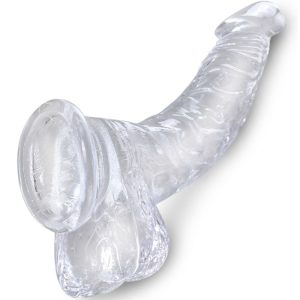 DILDO REALÍSTICO CLEAR CURVADO (TRANSPARENTE) | 16.5 CM - Image 3