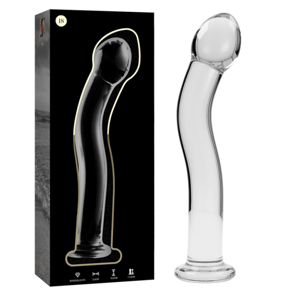 PLUG ANAL CRISTAL NEBULA #18 (TRANSPARENTE) | 18,5CM