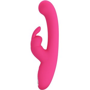 VIBRADOR RABBIT LAMAR COM MINI ECRÃ (ROSA) - Image 2