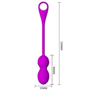 BOLAS VAGINAIS COM VIBRAÇÃO ELVIRA (ROXO) - Image 4