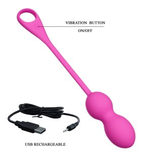 BOLAS VAGINAIS COM VIBRAÇÃO ELVIRA (ROSA) - Image 5