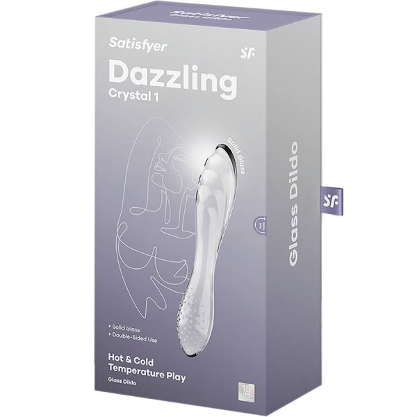 ESTIMULADOR DE PONTO G DAZZLING CRYSTAL (TRANSPARENTE)