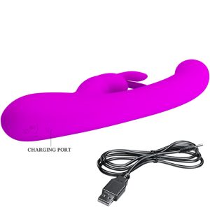 VIBRADOR RABBIT LAMAR COM MINI ECRÃ (ROXO) - Image 7