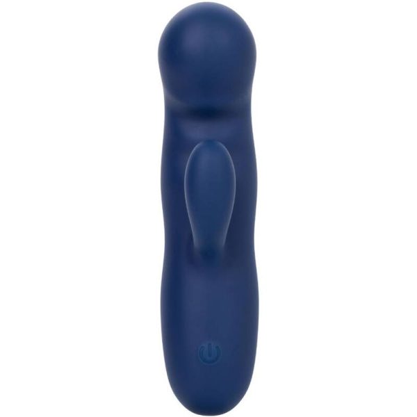 VIBRADOR RABBIT CASHMERE SILK DUO (AZUL)