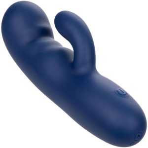 VIBRADOR RABBIT CASHMERE SILK DUO (AZUL) - Image 5