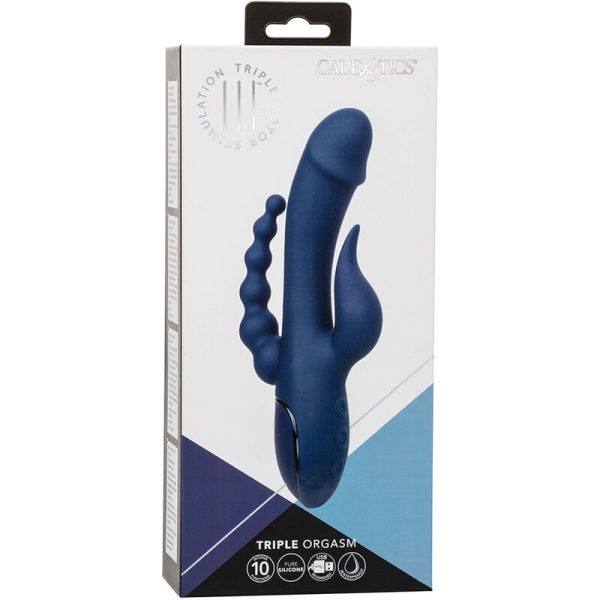 VIBRADOR RABBIT TRIPLE ORGASM (AZUL)