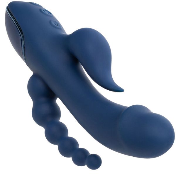 VIBRADOR RABBIT TRIPLE ORGASM (AZUL)