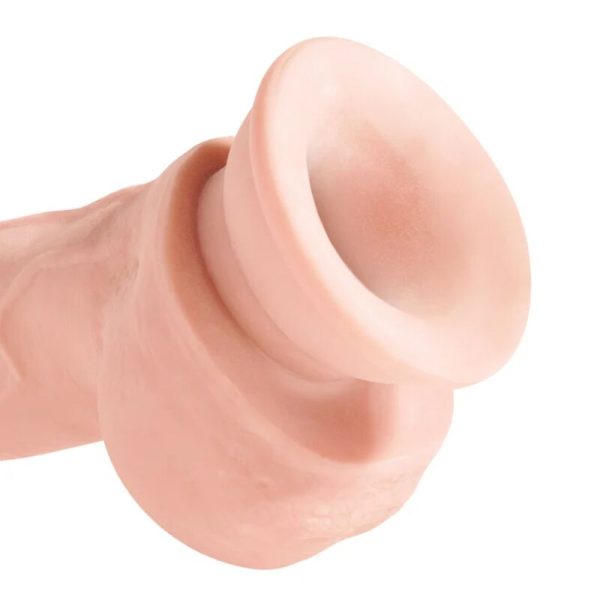 DILDO REALÍSTICO KING COCK TRIPLE DENSITY | 18.4 CM