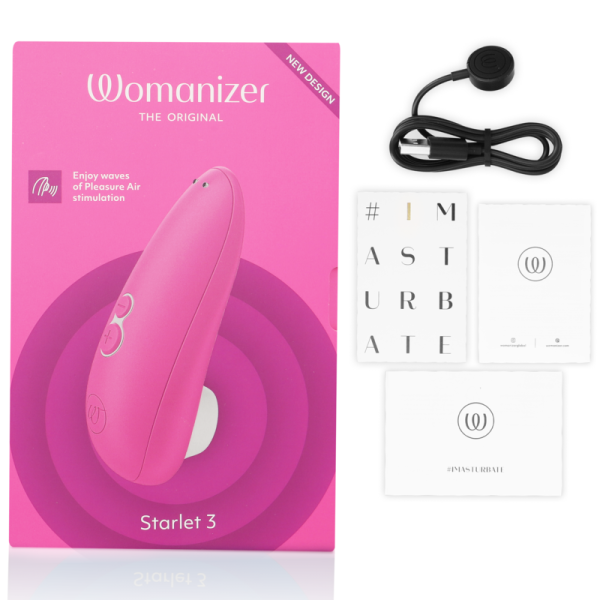 ESTIMULADOR DE CLÍTORIS STARLET 3 COM SUCÇÃO (ROSA)
