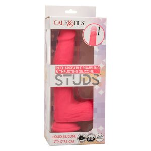 VIBRADOR REALÍSTICO STUDS COM 10 VIBRAÇÕES (ROSA) - Image 10
