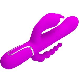 VIBRADOR TRIPLO 4 EM 1 CAMMY MULTIFUNÇÃO (ROSA) - Image 4