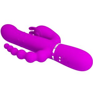 VIBRADOR TRIPLO 4 EM 1 CAMMY MULTIFUNÇÃO (ROSA) - Image 5