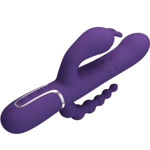 VIBRADOR TRIPLO 4 EM 1 CAMMY MULTIFUNÇÃO (ROXO) - Image 4