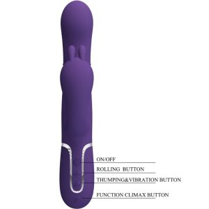 VIBRADOR TRIPLO 4 EM 1 CAMMY MULTIFUNÇÃO (ROXO) - Image 6