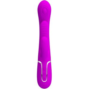 VIBRADOR RABBIT TRIPLO SHANIA MULTIFUNÇÃO (ROSA) - Image 2