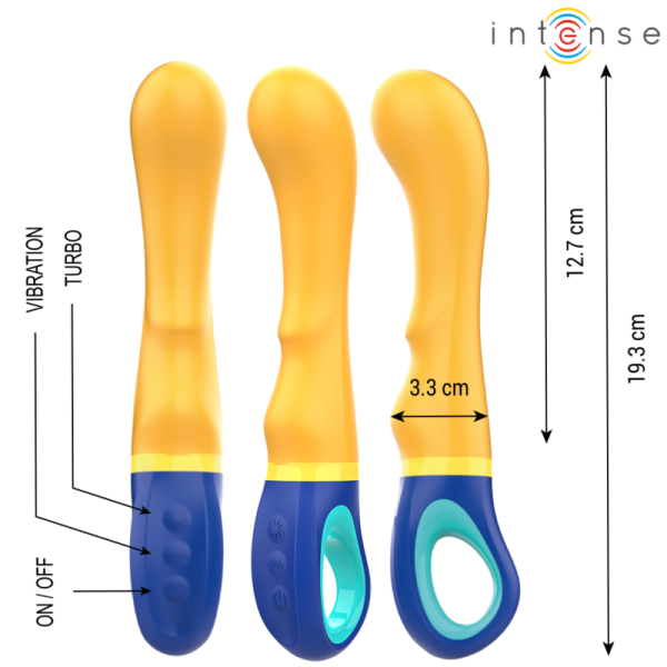 VIBRADOR PONTO G SHAGGY (AMARELO)