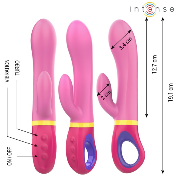 VIBRADOR RABBIT DAPHNE (ROSA)
