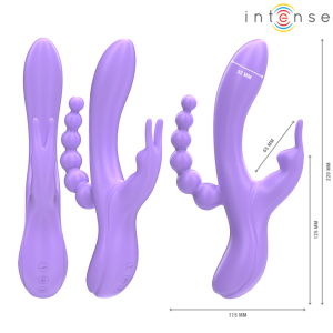 VIBRADOR TRIPLO MIKO (RABBIT E ESTIMULADOR ANAL) - Image 2