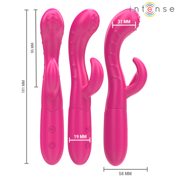 VIBRADOR COM LÍNGUA AMARA (ROSA)