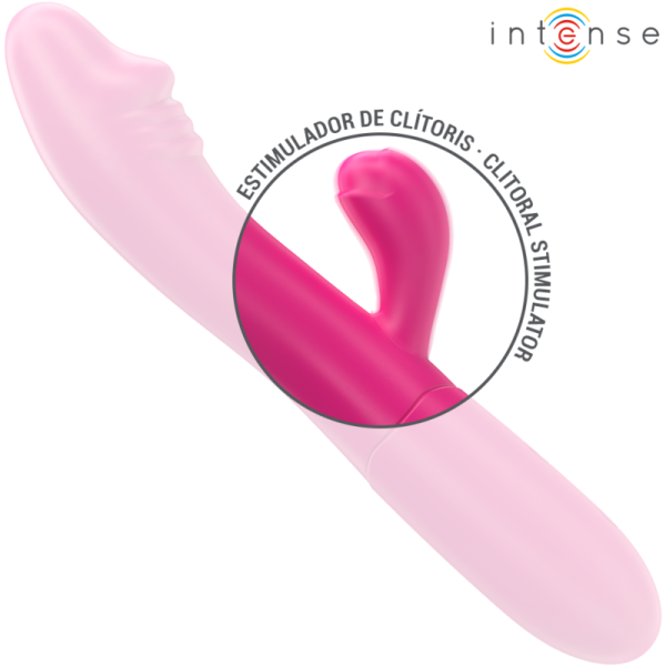 VIBRADOR RABBIT IVY FLEXÍVEL COM LÍNGUA (ROSA)