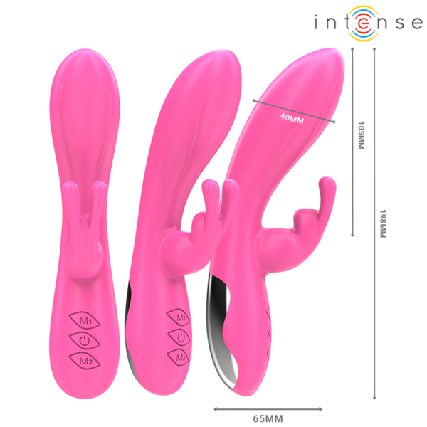 VIBRADOR RABBIT RANDALL COM 10 VIBRAÇÕES (ROSA)