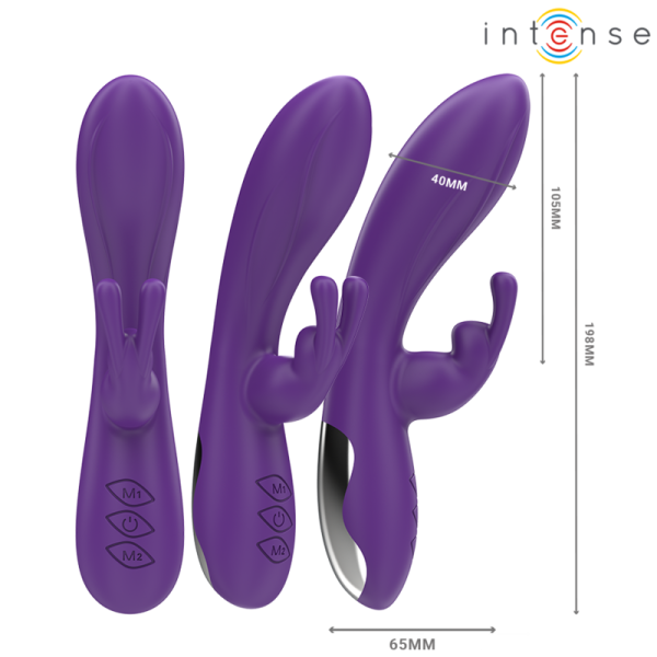VIBRADOR RABBIT RANDALL COM 10 VIBRAÇÕES (ROXO)
