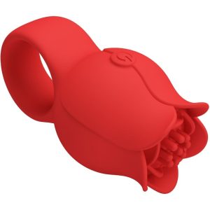 VIBRADOR DE DEDO JAE FORMA DE ROSA 10 MODOS - Image 4