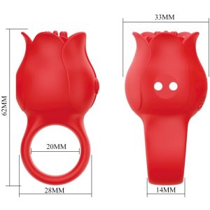 VIBRADOR DE DEDO JAE FORMA DE ROSA 10 MODOS - Image 6
