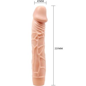 BAILE - BOB VIBRADOR REALÍSTICO 22.5 CM NATURAL - Image 5