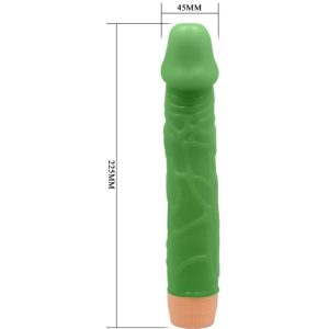 BAILE - BILL VIBRADOR REALÍSTICO 22.5 CM VERDE - Image 5