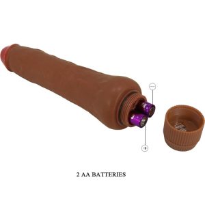 BAILE - DRYAD VIBRADOR REALÍSTICO 25 CM MULATO - Image 3