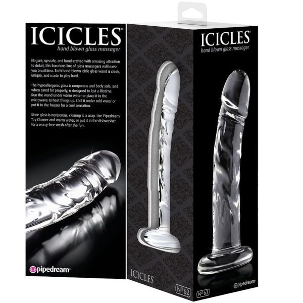 DILDO DE VIDRO ICICLES N. 62
