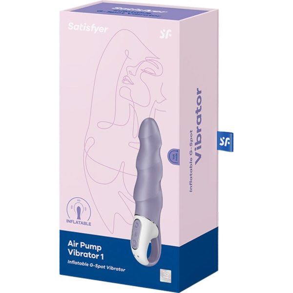 VIBRADOR PONTO G INSUFLÁVEL AIR PUMP 1 (ROXO)