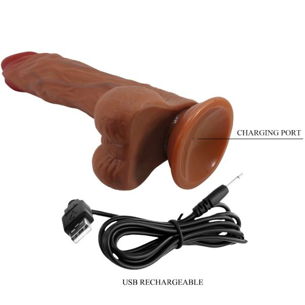 DILDO REALÍSTICO VIBRATÓRIO CALISTO | 25 CM 6 DILDO REALÍSTICO VIBRATÓRIO CALISTO | 25 CM