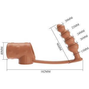 MANGA PARA O PÉNIS COM PLUG ANAL - Image 6