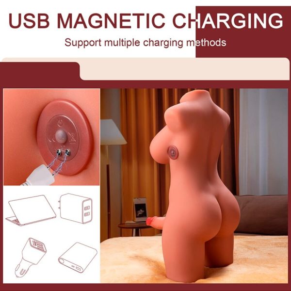 TORSO FEMININO COM PÉNIS E VIBRAÇÃO LADY BOY MIAH | 55 CM 5 TORSO FEMININO COM PÉNIS E VIBRAÇÃO LADY BOY MIAH | 55 CM