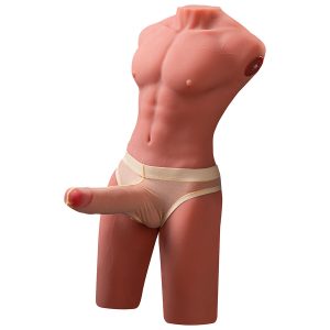 TORSO MASCULINO COM PÉNIS E VIBRAÇÃO JASON | 55 CM - Image 6
