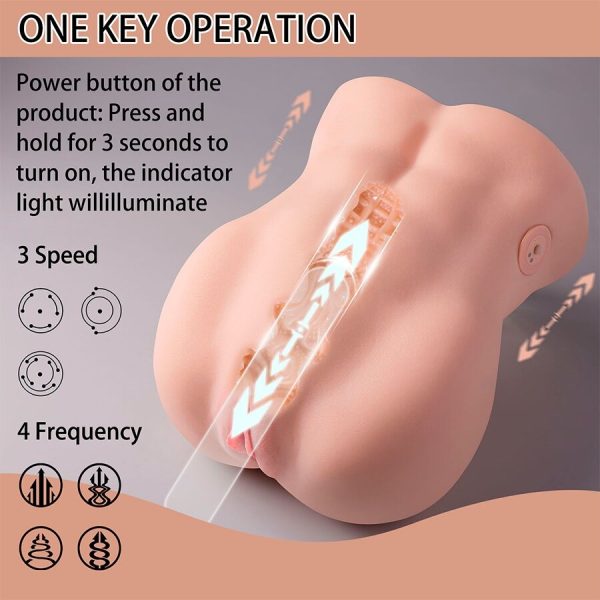 MASTURBADOR MASCULINO LYDIA (COM THRUSTING) | 25 CM 10 MASTURBADOR MASCULINO LYDIA (COM THRUSTING) | 25 CM