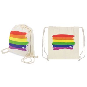 MOCHILA DE ALGODÃO BANDEIRA LGBT - Image 3