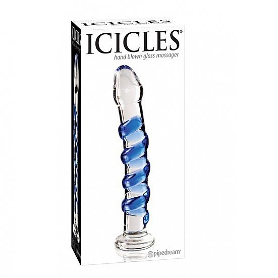 DILDO DE VIDRO ICICLES N. 05