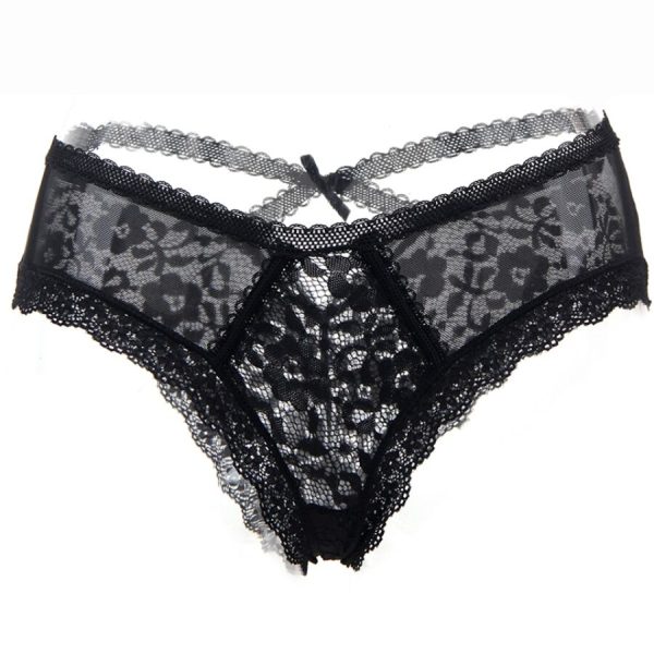 TANGA DE RENDA FLORAL QUEEN LINGERIE | S/M
