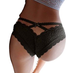 TANGA DE RENDA FLORAL QUEEN LINGERIE | S/M - Image 2