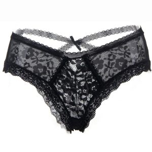 TANGA DE RENDA FLORAL QUEEN LINGERIE | L/XL 3 TANGA DE RENDA FLORAL QUEEN LINGERIE