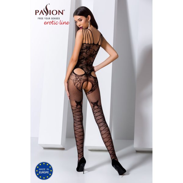 CATSUIT BS076 PRETO EROTIC LINE PASSION