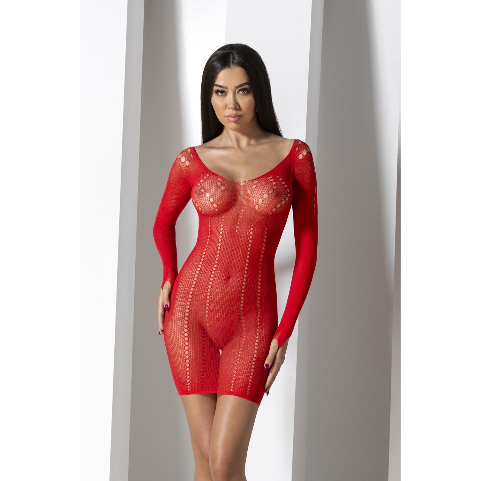 Flame Love Shop 22 VESTIDO BS101 VERMELHO EROTIC LINE PASSION
