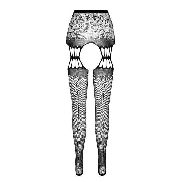 COLLANTS COM EFEITO DE LIGAS S027 BRANCAS EROTIC LINE PASSION