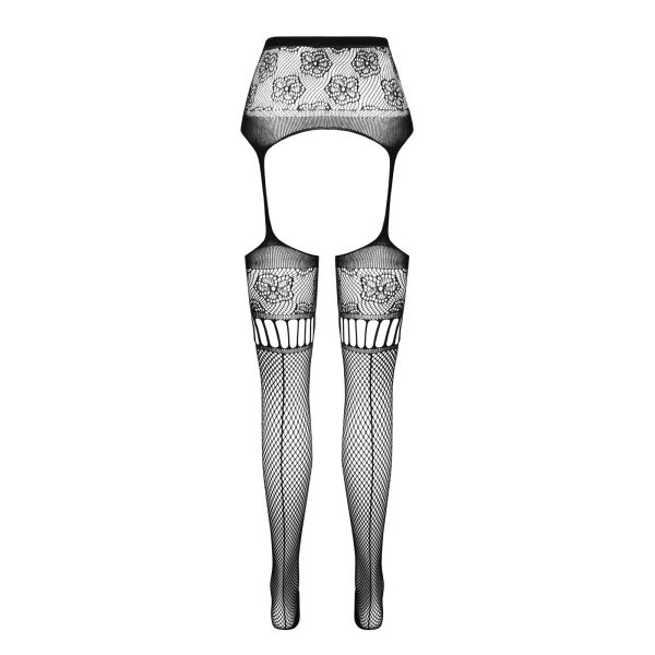 COLLANTS COM EFEITO DE LIGAS S030 BRANCAS EROTIC LINE PASSION