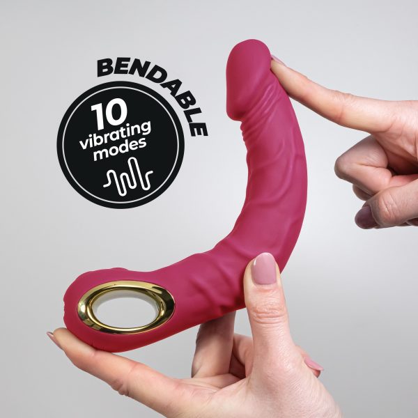 VIBRADOR FLEXÍVEL MAGNUS BEND ROSA CRUSHIOUS